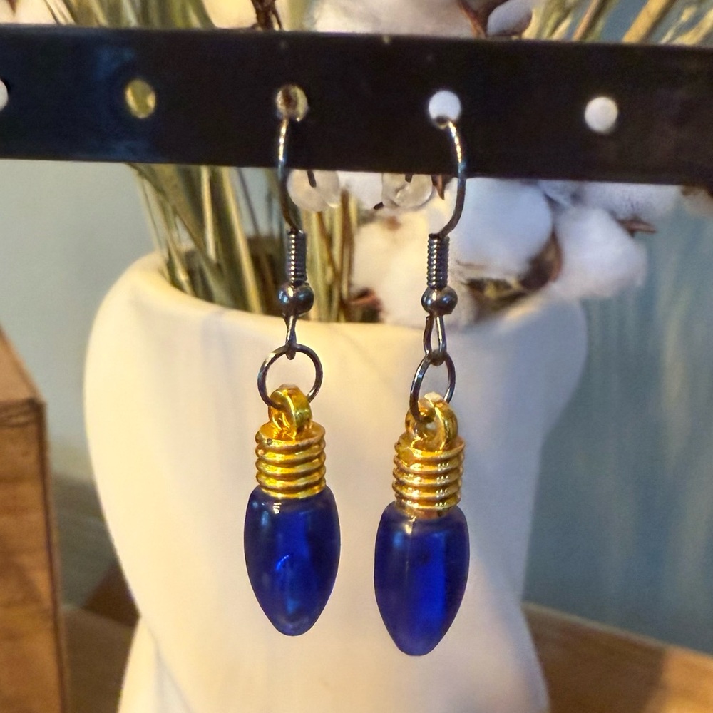 Christmas Light Earrings